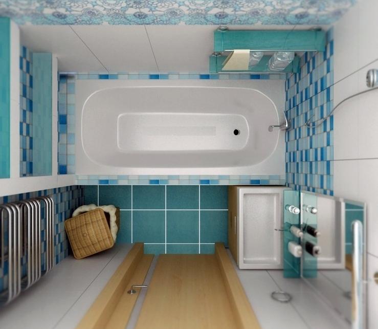 дизайн маленькой ванной комнаты 14